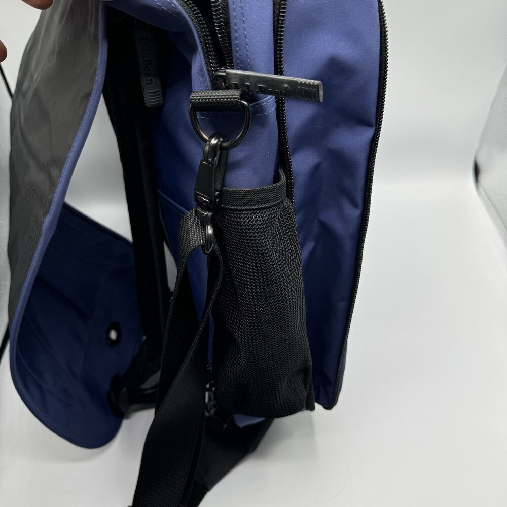 LL Bean Blue Traveler Backpack - Picture 7 of 13